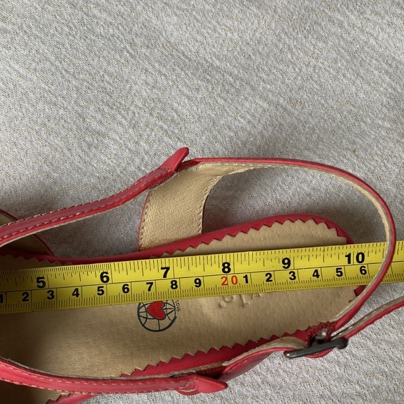 Bussola pink & tan flower design leather sandals Size 40 (US 8.5-9) - Picture 8 of 8